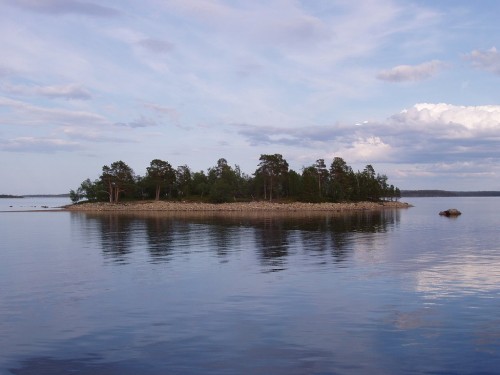 Island in Lake Inari