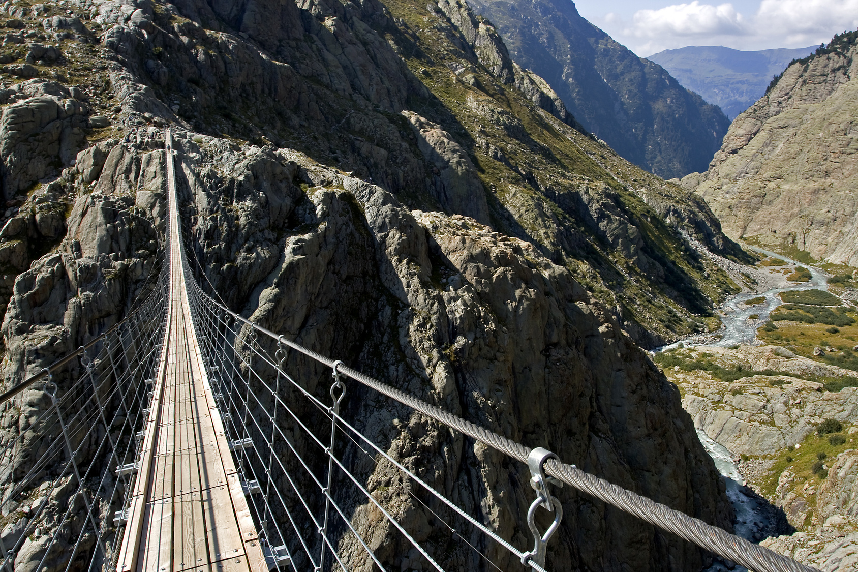 Europe’s highest situated rope bridge,Alps, Switzerland eSky Блог